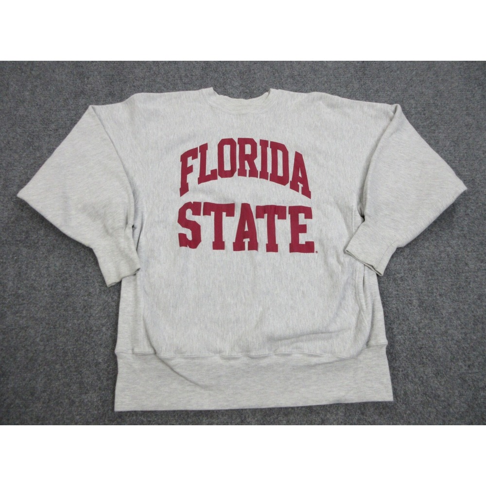 VTG Florida State Seminoles Sweatshirt Mens XL Football Champion Reverse Weave